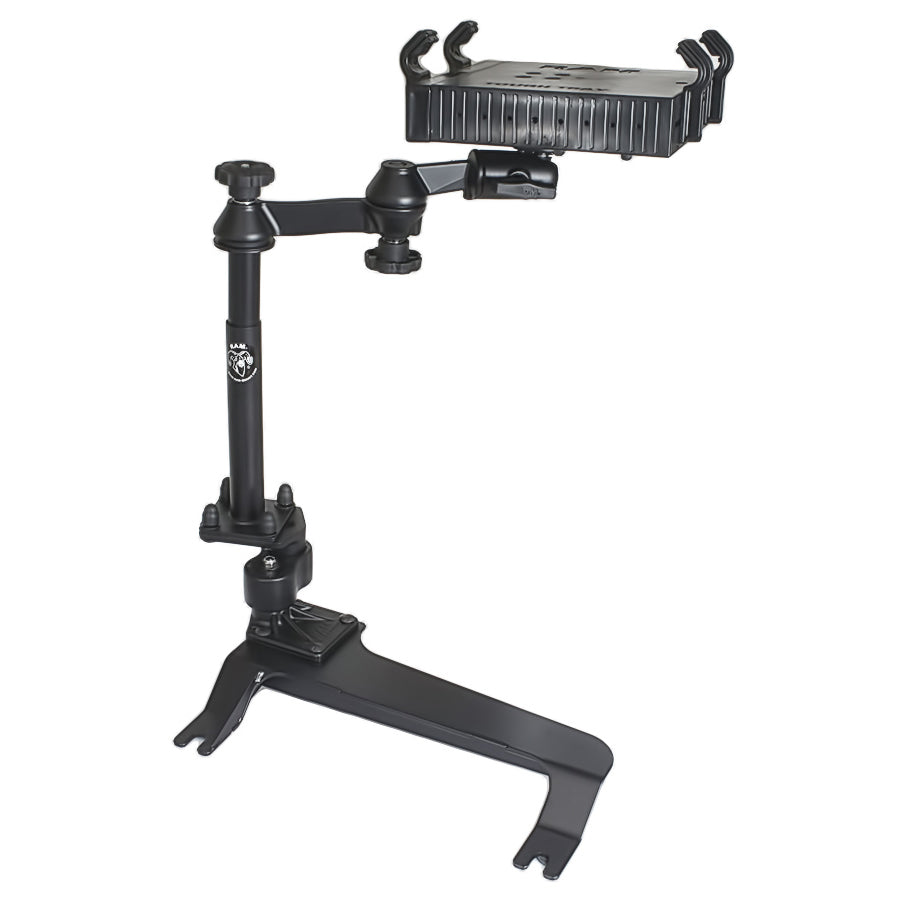 RAM-VB-131A-SW1:RAM-VB-131A-SW1_1:RAM® Laptop Mount with Adjust-A-Pole™ for '00-06 Chevy Trucks + More
