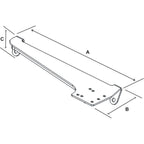 RAM-VB-133:RAM-VB-133_1:RAM® No-Drill™ Vehicle Base for '00-06 Toyota Tundra + More