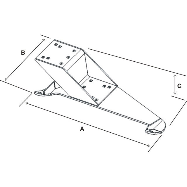 RAM-VB-138ST1:RAM-VB-138ST1_1:RAM® No-Drill™ Vehicle Base for '06-14 Toyota FJ Cruiser