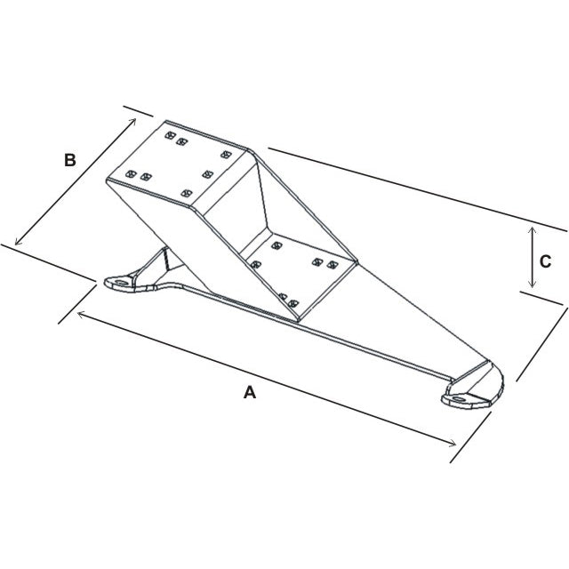 RAM-VB-138:RAM-VB-138_1:RAM® No-Drill™ Vehicle Base for Toyota 4Runner & Tacoma