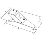 RAM-VB-138:RAM-VB-138_1:RAM® No-Drill™ Vehicle Base for Toyota 4Runner & Tacoma