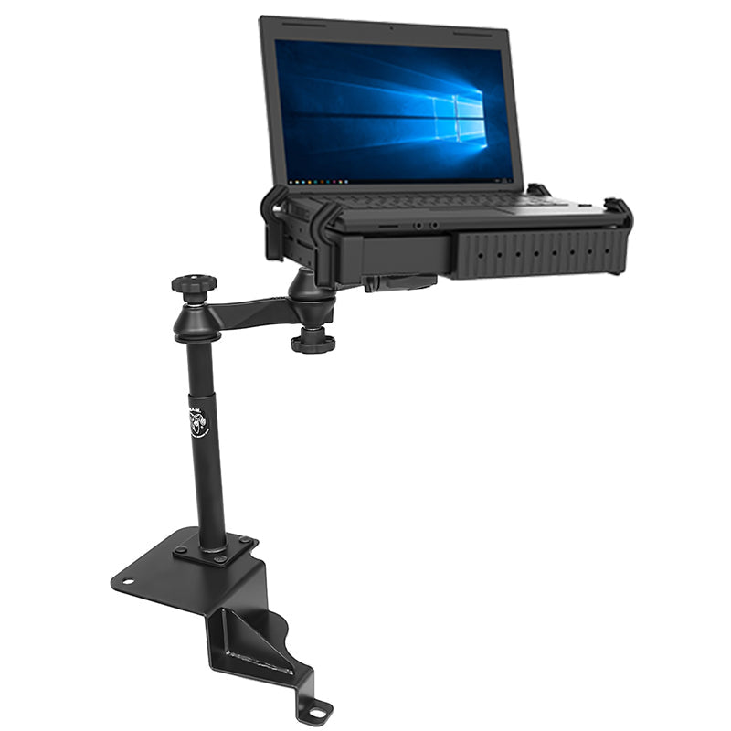 RAM-VB-141-SW1:RAM-VB-141-SW1_1:RAM® No-Drill™ Laptop Mount for '02-12 Jeep Liberty + More