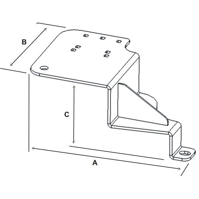 RAM-VB-141:RAM-VB-141_1:RAM® No-Drill™ Vehicle Base for '02-12 Jeep Liberty + More
