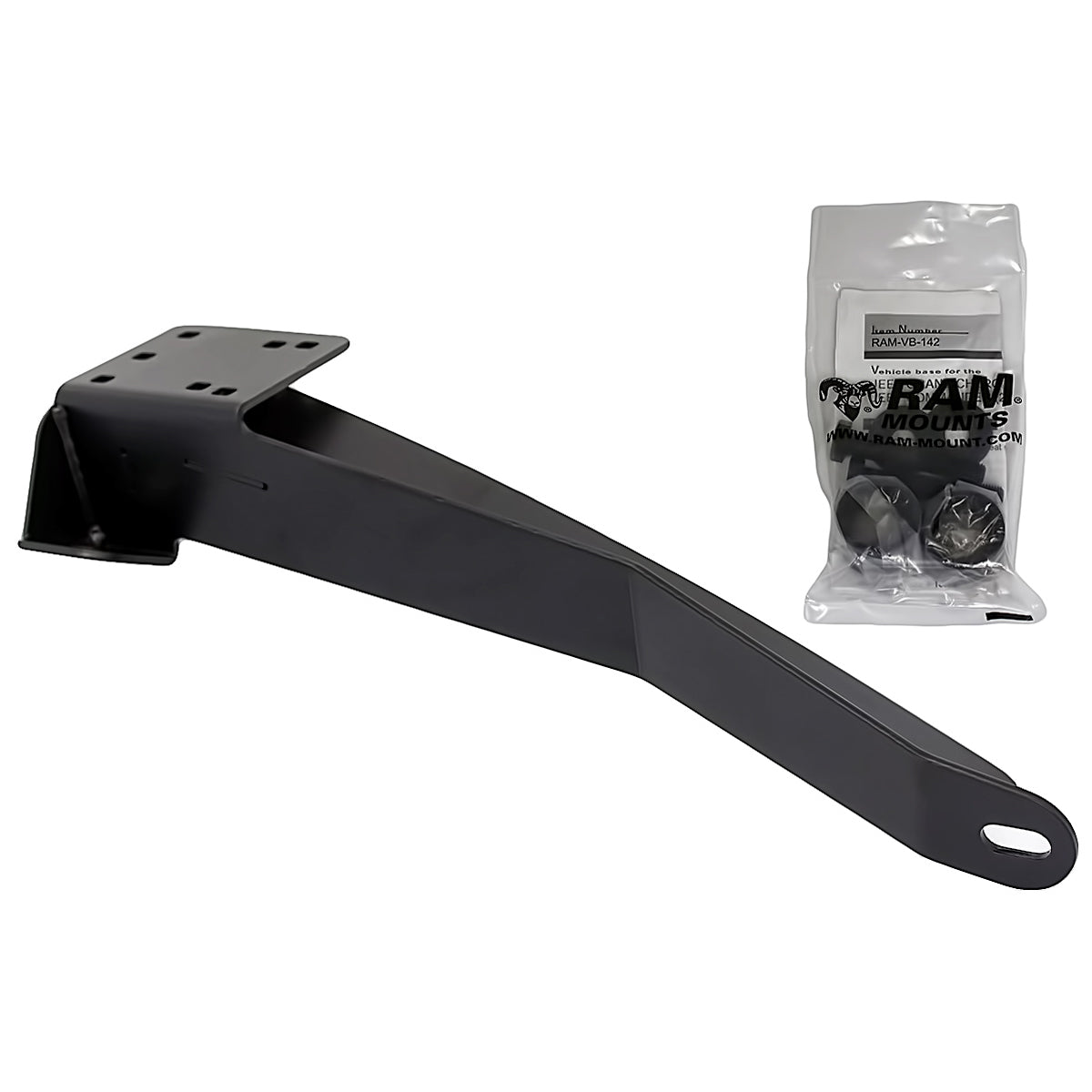 RAM-VB-142-SW1:RAM-VB-142-SW1_1:RAM® No-Drill™ Laptop Mount for '05-10 Jeep Grand Cherokee + More