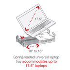 RAM-VB-143-SW1:RAM-VB-143-SW1_1:RAM® Laptop Mount for '98-24 Express Van, Savana Van + More (Legacy)