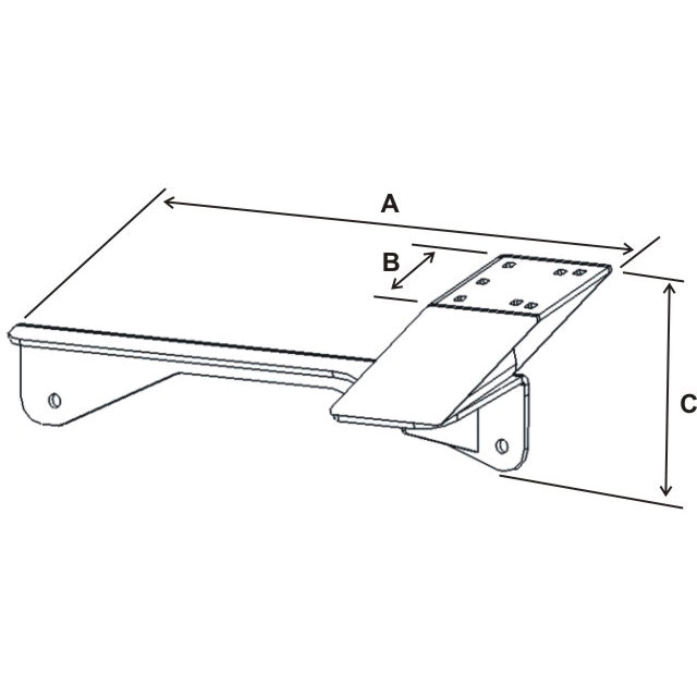 RAM-VB-145:RAM-VB-145_1:RAM® No-Drill™ Vehicle Base for '06-10 Dodge Charger (Non-Police) + More