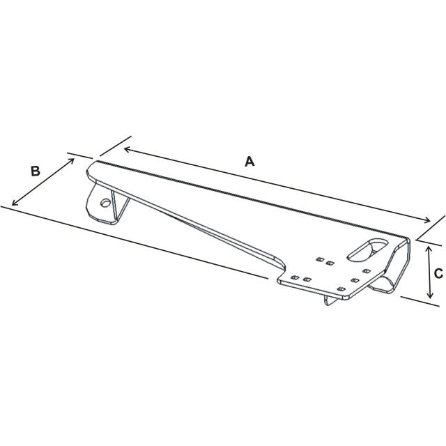 RAM-VB-152:RAM-VB-152_1:RAM® No-Drill™ Laptop Base for '01-12 Ford Escape + More