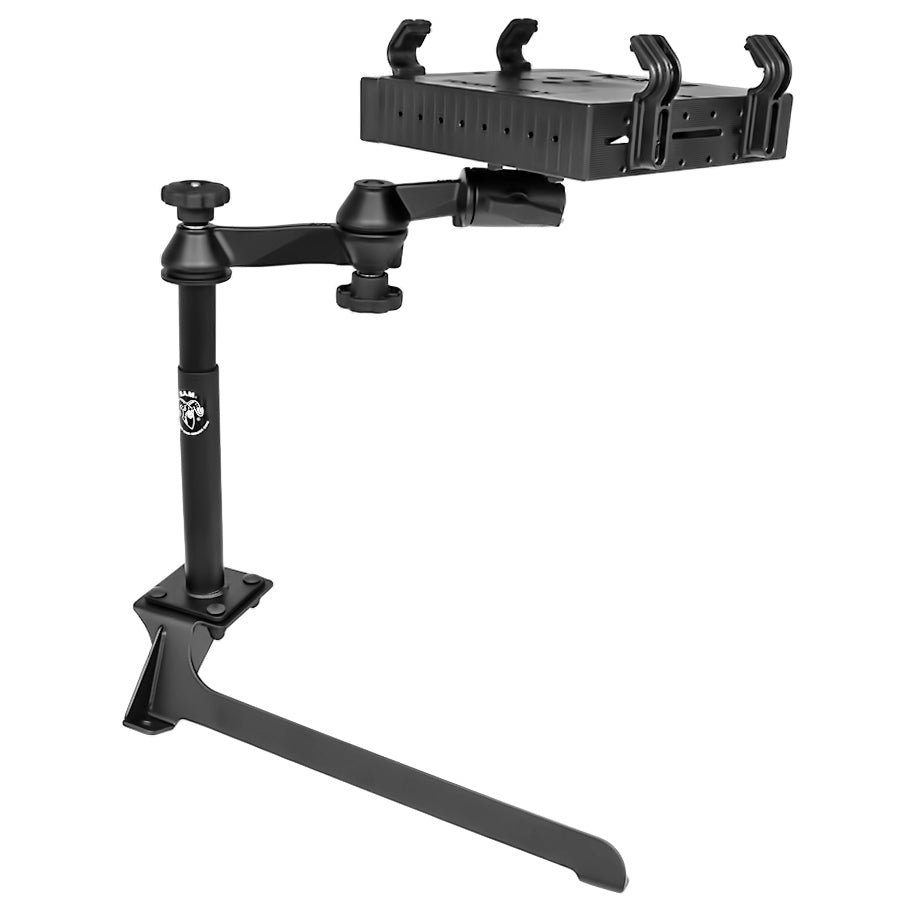 RAM-VB-154-SW1:RAM-VB-154-SW1_1:RAM® No-Drill™ Laptop Mount for '05-26 Nissan Frontier + More (Legacy)