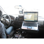 RAM-VB-154-SW1:RAM-VB-154-SW1_1:RAM® No-Drill™ Laptop Mount for '05-26 Nissan Frontier + More (Legacy)