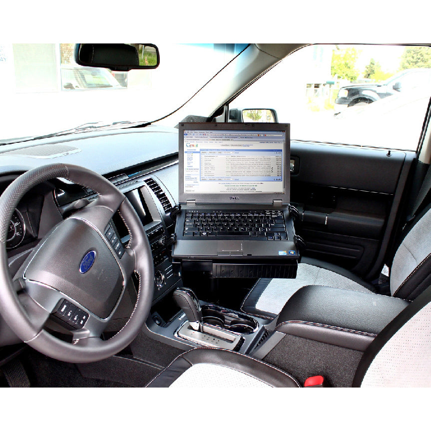 RAM-VB-161-SW1:RAM-VB-161-SW1_1:RAM® No-Drill™ Laptop Mount for '08-12 Ford Taurus + More