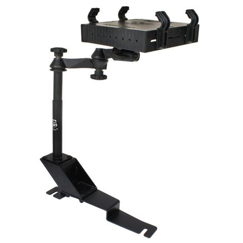 RAM-VB-161R-SW1:RAM-VB-161R-SW1_1:RAM® No-Drill™ Laptop Mount for '09-19 Ford Flex
