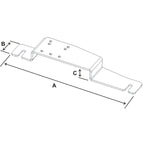 RAM-VB-161:RAM-VB-161_1:RAM® No-Drill™ Vehicle Base for '08-12 Ford Taurus + More