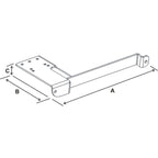 RAM-VB-167:RAM-VB-167_1:RAM® No-Drill™ Vehicle Base for '06-12 Ford Fusion + More