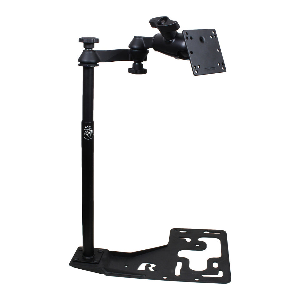 RAM-VB-168-1-D-246:RAM-VB-168-1-D-246_1:RAM® No-Drill™ Mount for Heavy Duty Trucks with  VESA Plate - D Size