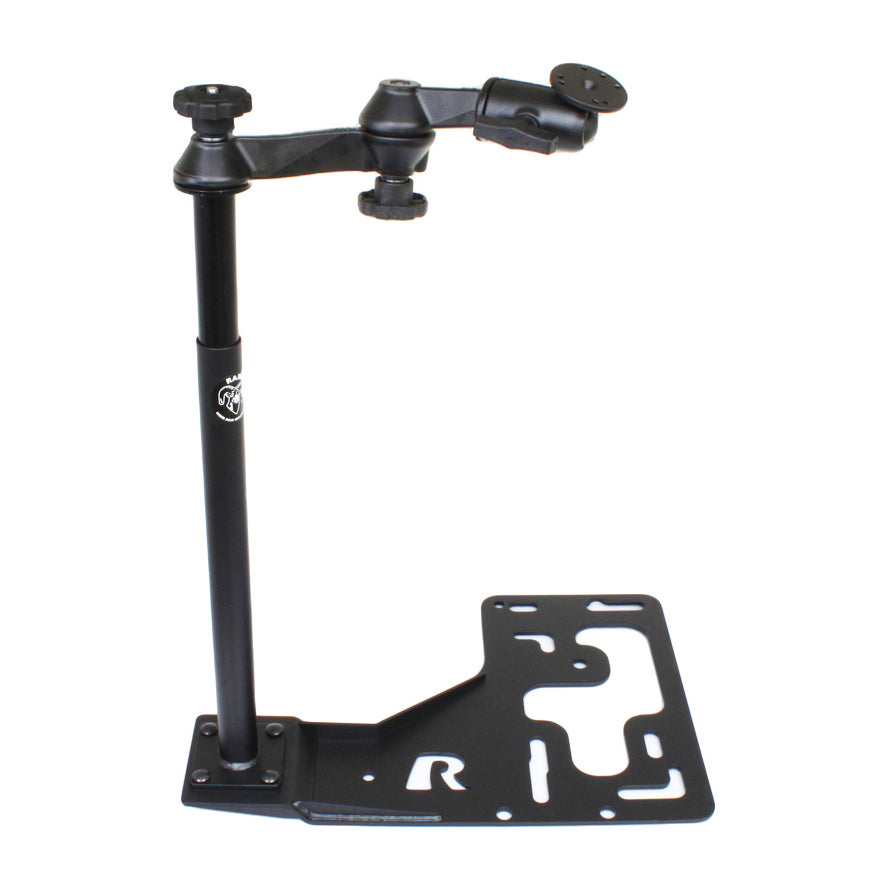 RAM-VB-168-RO1:RAM-VB-168-RO1_1:RAM® No-Drill™ Universal Mount for Heavy Duty Trucks - Double Swing Arm