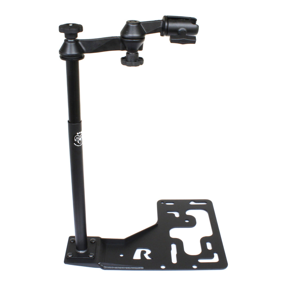 RAM-VB-168-TRI1:RAM-VB-168-TRI1_1:RAM® No-Drill™ Universal Mount for Heavy Duty Trucks with Socket Arm