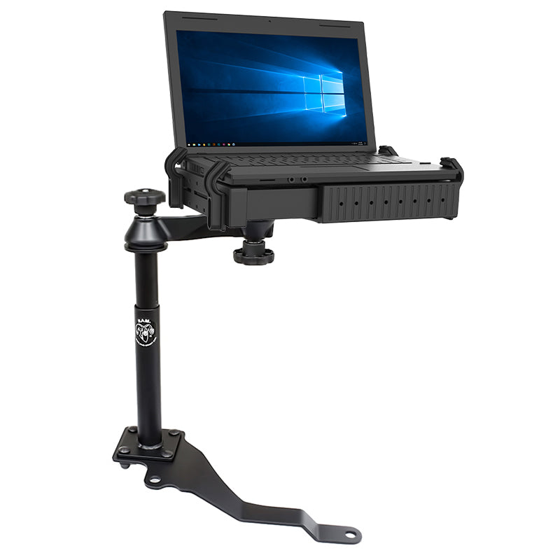 RAM-VB-170-SW1:RAM-VB-170-SW1_1:RAM® No-Drill™ Laptop Mount for '07-17 Jeep Wrangler