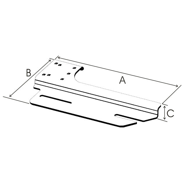 RAM-VB-177:RAM-VB-177_1:RAM® No-Drill™ Vehicle Base for '07-10 Dodge Avenger + More