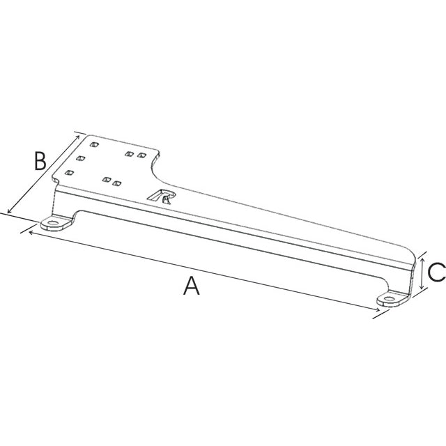 RAM-VB-179:RAM-VB-179_1:RAM® No-Drill™ Vehicle Base for '14-15 Toyota Prius C + More