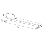 RAM-VB-179:RAM-VB-179_1:RAM® No-Drill™ Vehicle Base for '14-15 Toyota Prius C + More