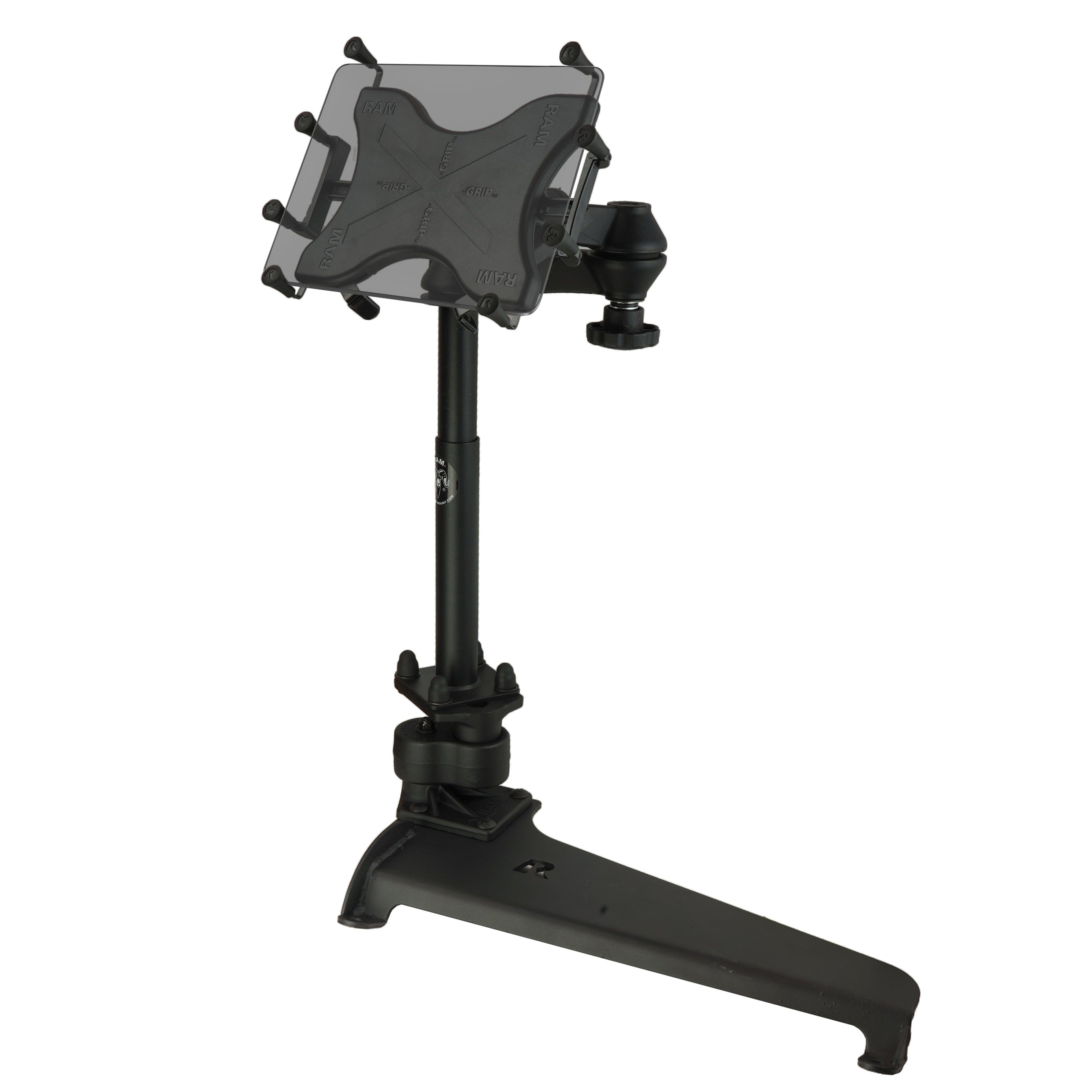 RAM-VB-180-UN11:RAM-VB-180-UN11_1:RAM® X-Grip® 12"-13" Tablet Mount for '07-21 Toyota Tundra + More