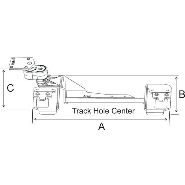 RAM-VB-182:RAM-VB-182_1:RAM® No-Drill™ Vehicle Base for '06-16 Chevrolet Impala (Police) + More