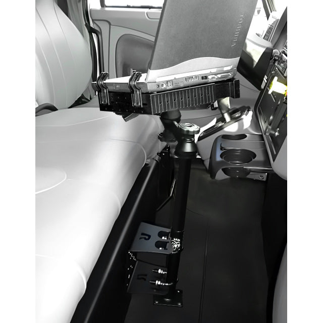 RAM-VB-184T-SW1:RAM-VB-184T-SW1_1:RAM® Vertical 5" Offset Drill-Down Laptop Mount