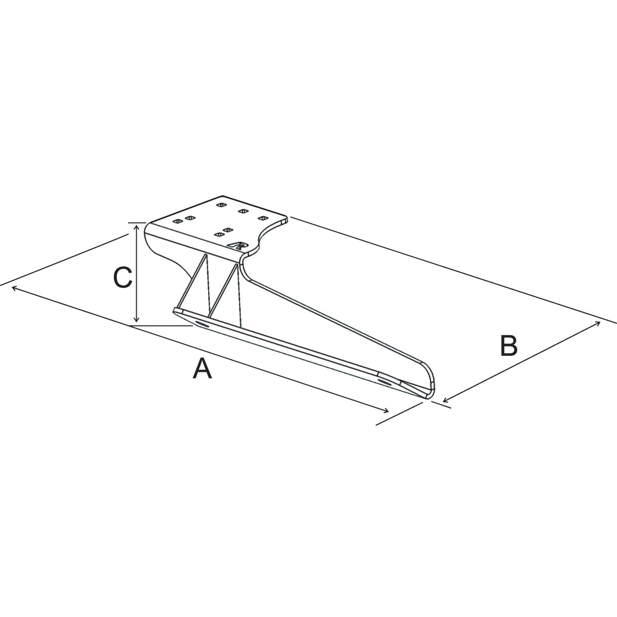 RAM-VB-185:RAM-VB-185_1:RAM® No-Drill™ Vehicle Base for '99-16 Ford F-250 - 750 + More