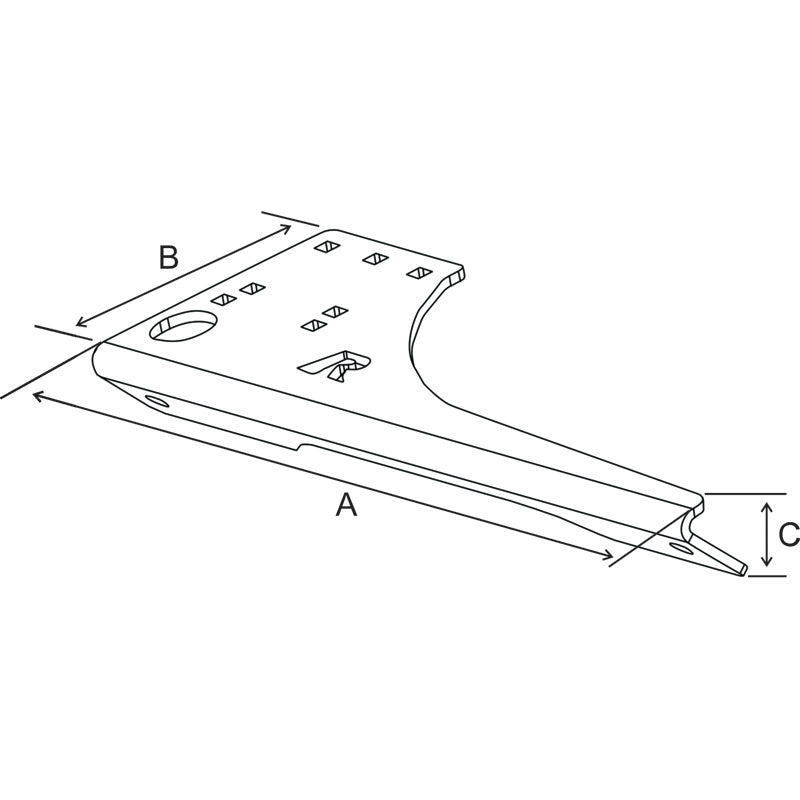 RAM-VB-186:RAM-VB-186_1:RAM® No-Drill™ Vehicle Base for Dodge Durango & Jeep Grand Cherokee