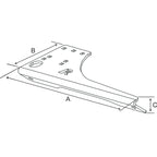 RAM-VB-186:RAM-VB-186_1:RAM® No-Drill™ Vehicle Base for Dodge Durango & Jeep Grand Cherokee