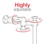 RAM-VB-189-SW1:RAM-VB-189-SW1_1:RAM® No-Drill™ Laptop Mount for '11-13 Chevy Caprice