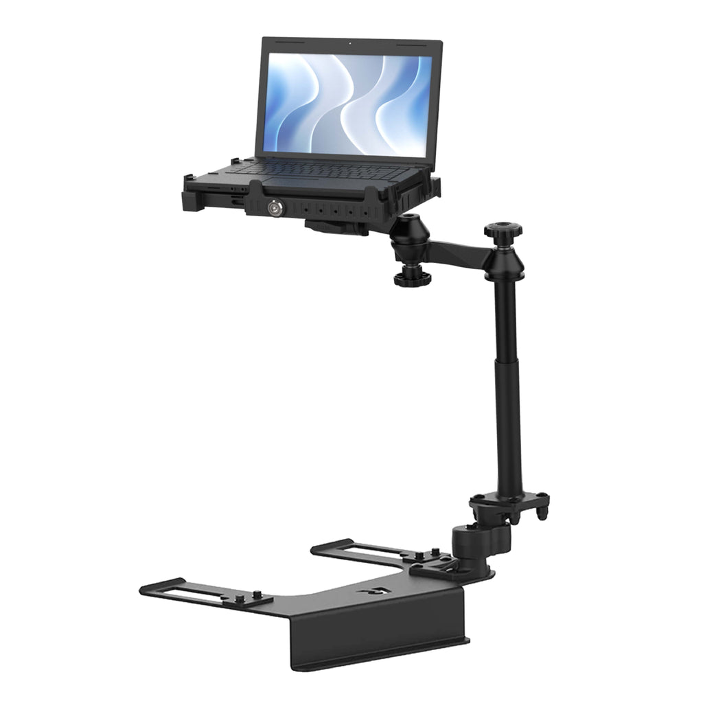 RAM-VB-193-SW3:RAM-VB-193-SW3_1:RAM® No-Drill™ Laptop Mount for '15-26 Chevrolet Colorado + More