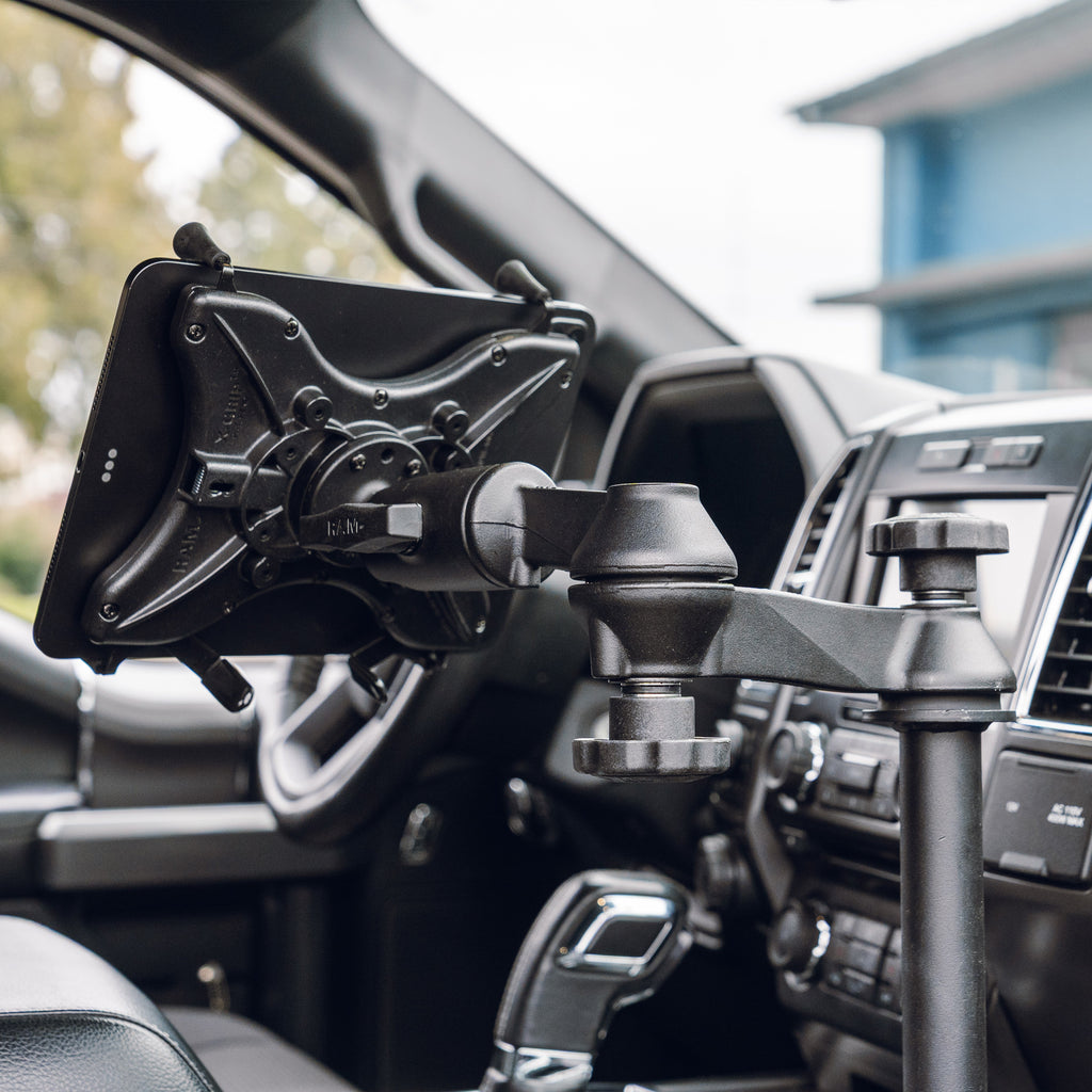 RAM-VB-195-UN11:RAM-VB-195-UN11_1:RAM® X-Grip® 12"-13" Tablet Mount for '15-26 Ford F-150, F-250 + More