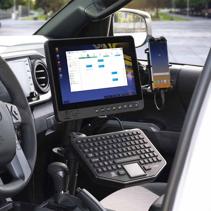 RAM-VB-196-GDS-ECO1:RAM-VB-196-GDS-ECO1_1:GDS® Ecosystem™ Vehicle Bundle with Monitor, Keyboard & Phone Mount