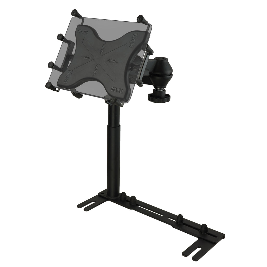RAM-VB-196-UN11:RAM-VB-196-UN11_1:RAM® X-Grip® 12"-13" Tablet Mount with No-Drill™ Universal Base