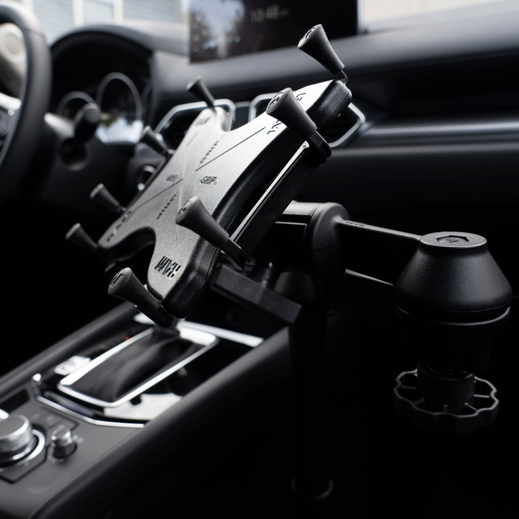 RAM-VB-196-UN9:RAM-VB-196-UN9_1:RAM® X-Grip® 9-11" Tablet Mount with No-Drill™ Universal Base