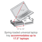 RAM-VB-206-SW1:RAM-VB-206-SW1_1:RAM® No-Drill™ Laptop Mount for '20-26 Ford Police Interceptor Utility