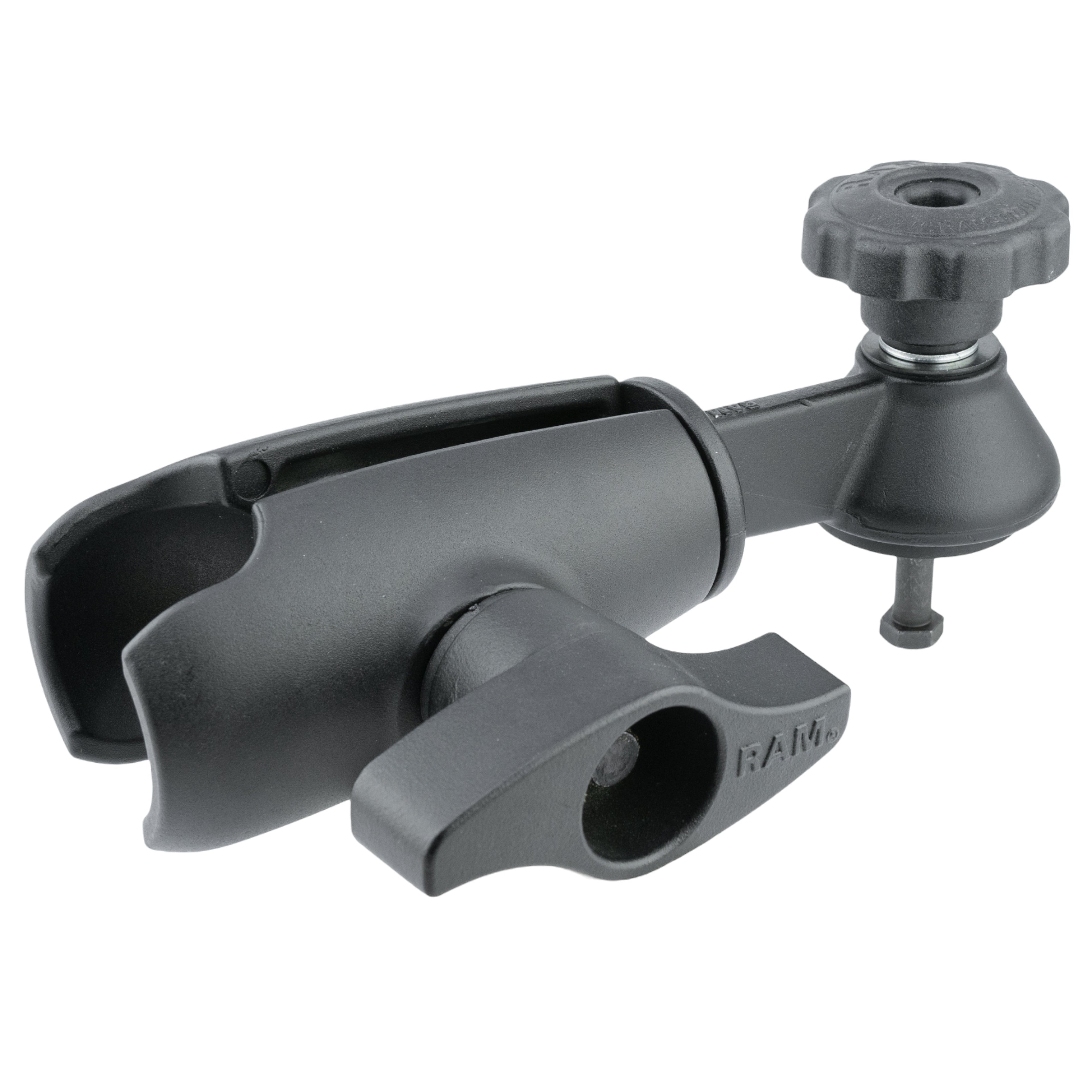 RAM-VB-D-110-2U:RAM-VB-D-110-2U_1:RAM® 6" Single Swing Arm with Swivel Socket - D Size