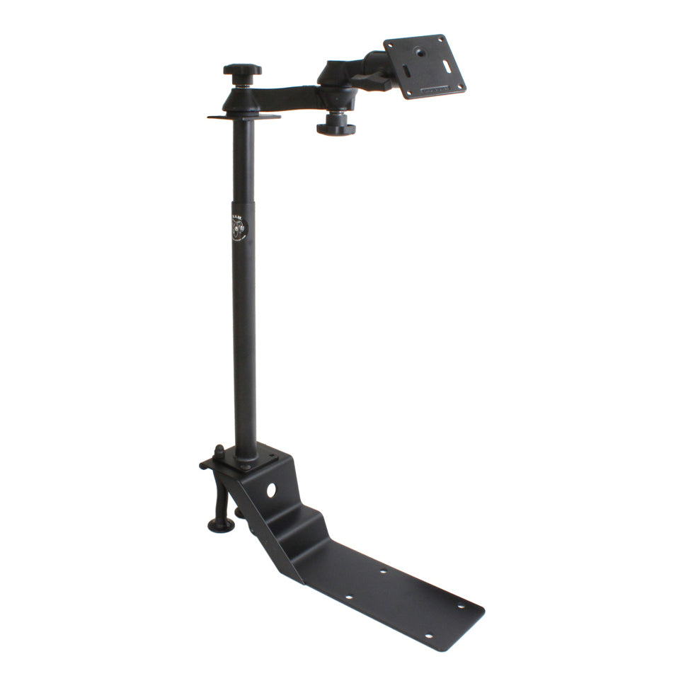 RAM-VBD-101-2461-GEO1:RAM-VBD-101-2461-GEO1_1:RAM® Universal Drill-Down Vehicle Mount with 75x75mm VESA Plate