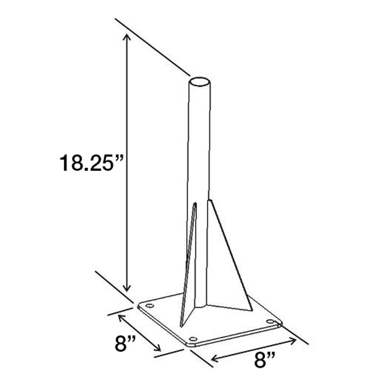 RAM-VBD-122:RAM-VBD-122_1:RAM® Universal Drill-Down Vehicle Base with Lower Pole