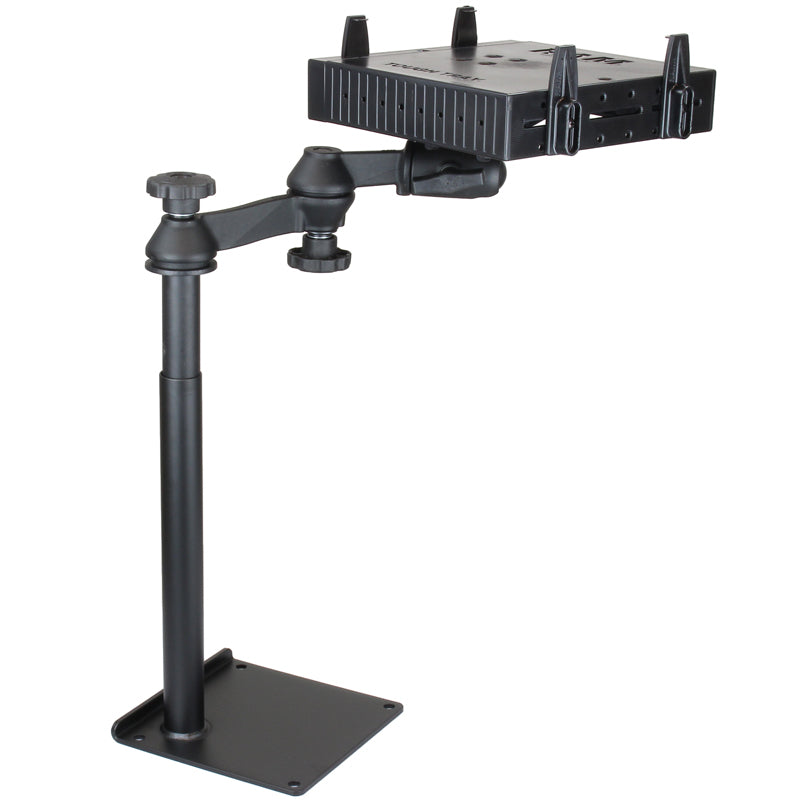 RAM-VBD-125-SW1-FL:RAM-VBD-125-SW1-FL_1:RAM® Universal Drill-Down Horizontal Laptop Mount with Flat Arms