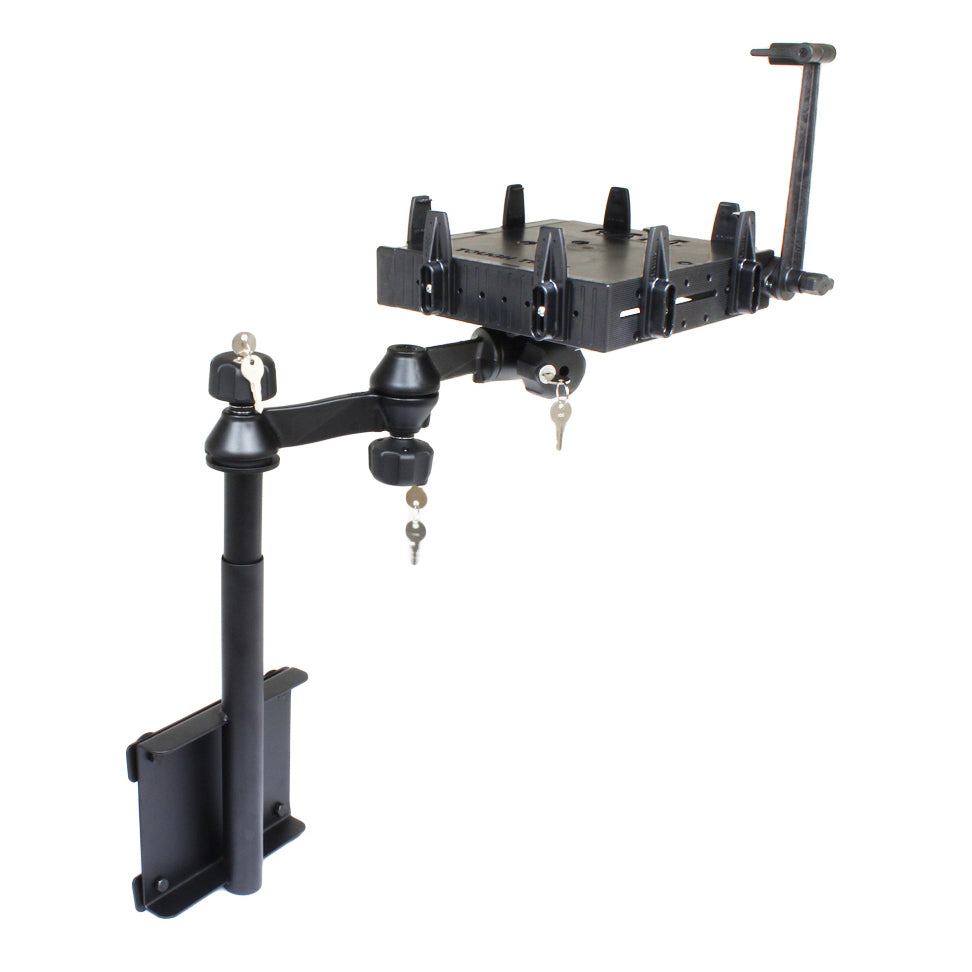 RAM-VBD-128-TIM1:RAM-VBD-128-TIM1_1:RAM® Universal Drill-Down Vertical Locking Laptop Mount