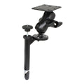 RAM-VBD-SW1-AES1:RAM-VBD-SW1-AES1_1:RAM® 8" Upper Pole with Double Ball Mount and 100x100mm VESA Plate