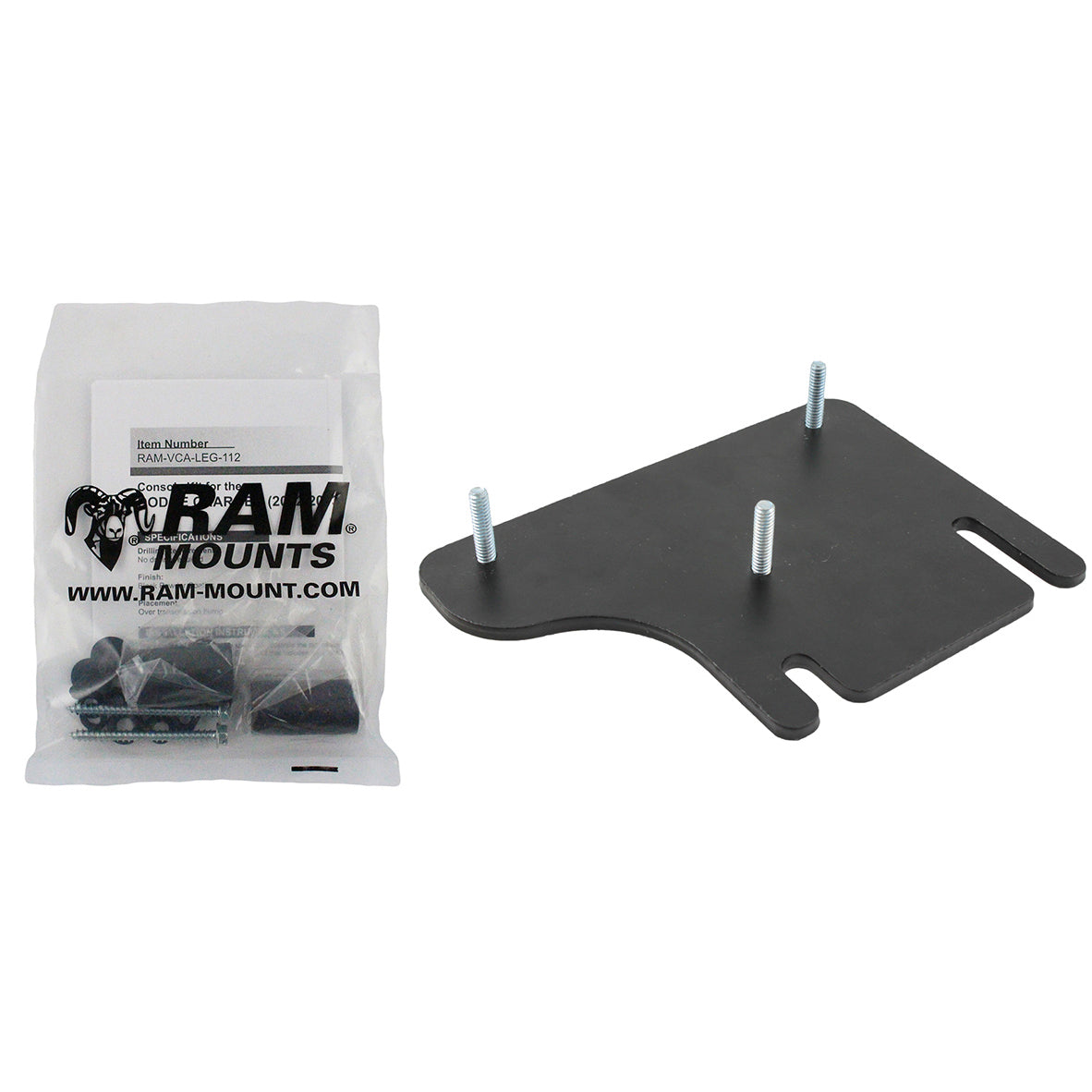 RAM-VC-LEG-112:RAM-VC-LEG-112_1:RAM® Tough-Box™ Console Leg Kit for '12 Dodge Charger