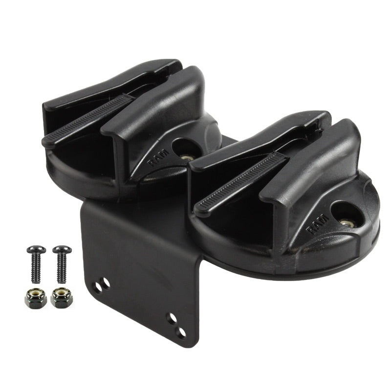 RAM-VC-MC2:RAM-VC-MC2_1:RAM® Double Microphone Clip with 90-Degree Bracket for RAM® Tough-Box™