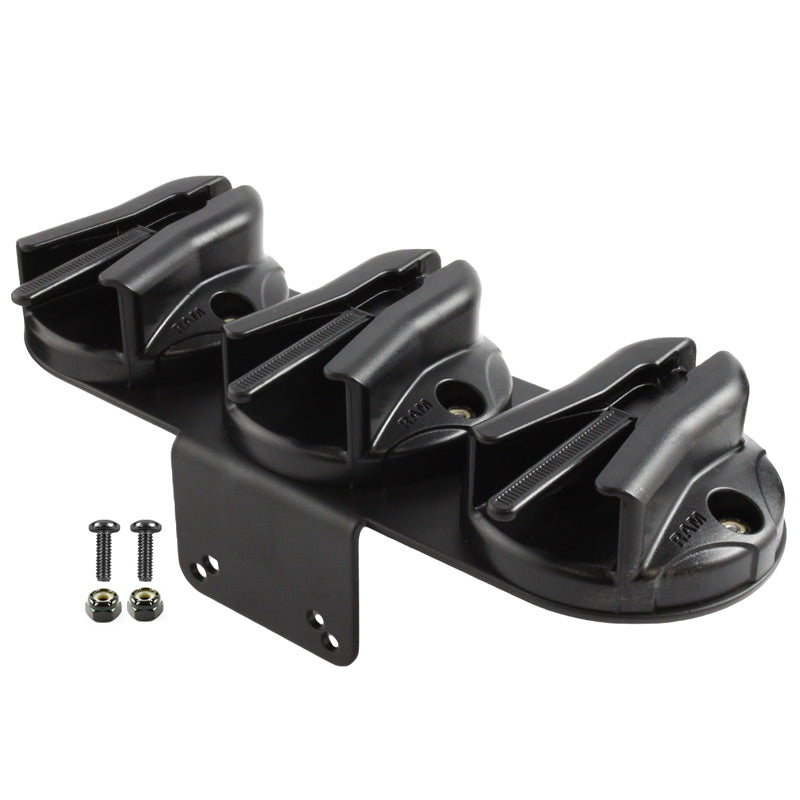 RAM-VC-MC3:RAM-VC-MC3_1:RAM® Triple Microphone Clip with 90-Degree Bracket for RAM® Tough-Box™