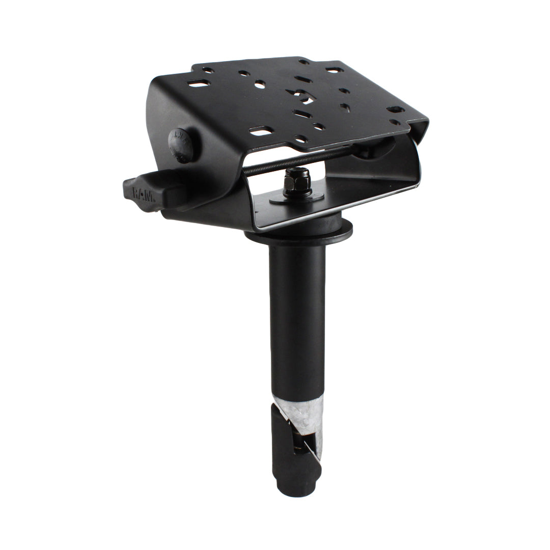 RAM-VC-TNT45-4:RAM-VC-TNT45-4_1:RAM® Tilt-N-Turn™ 45-Degree Bracket with 4" Upper Pole