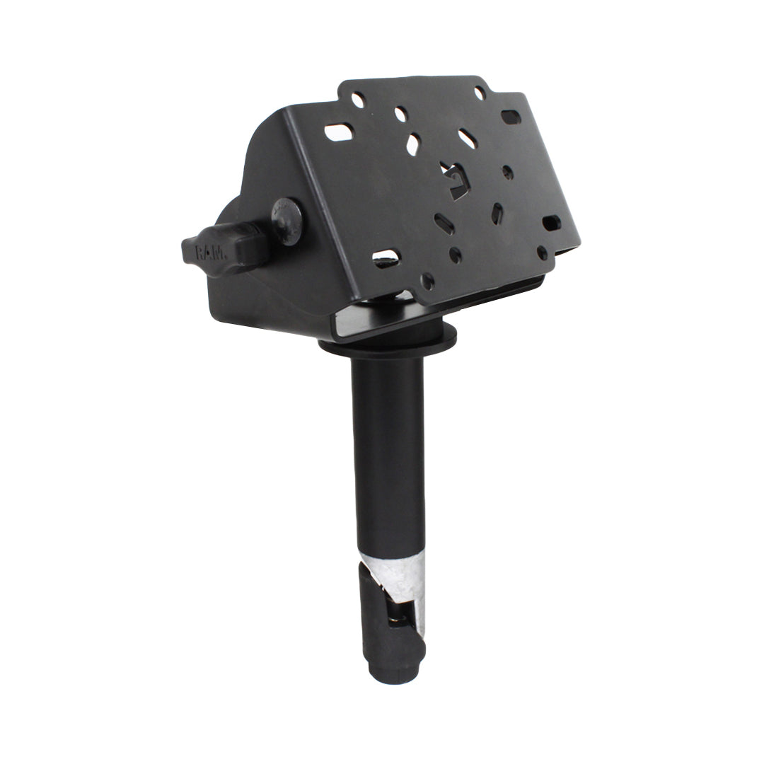 RAM-VC-TNT90-4:RAM-VC-TNT90-4_1:RAM® Tilt-N-Turn™ 90-Degree Bracket with 4" Upper Pole