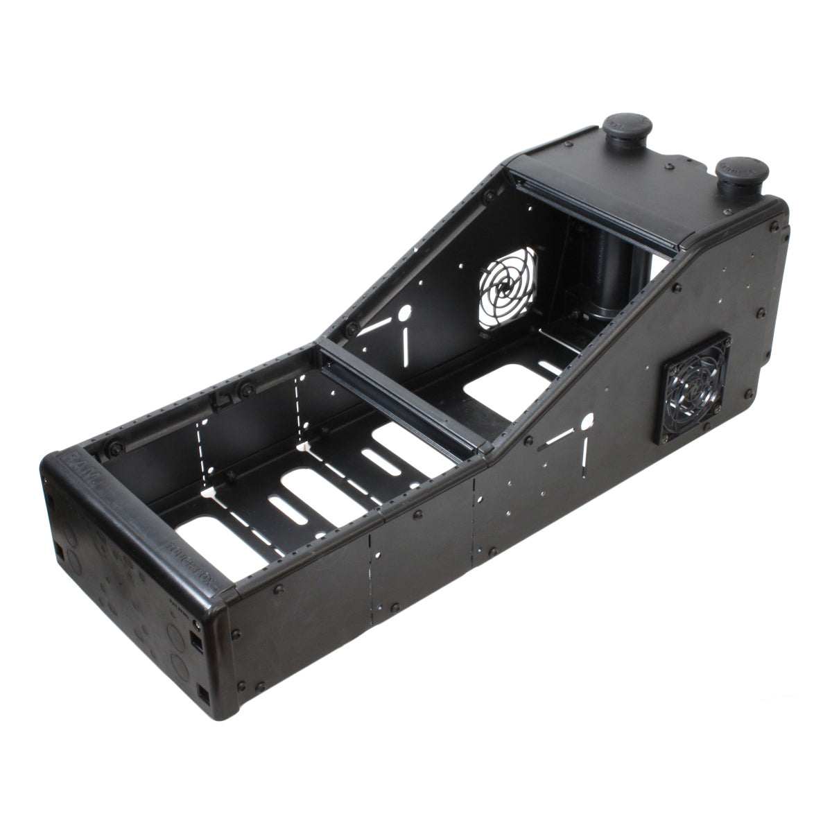 RAM-VCA-101A:RAM-VCA-101A_1:RAM® Tough-Box™ Angled Console with Lower Poles