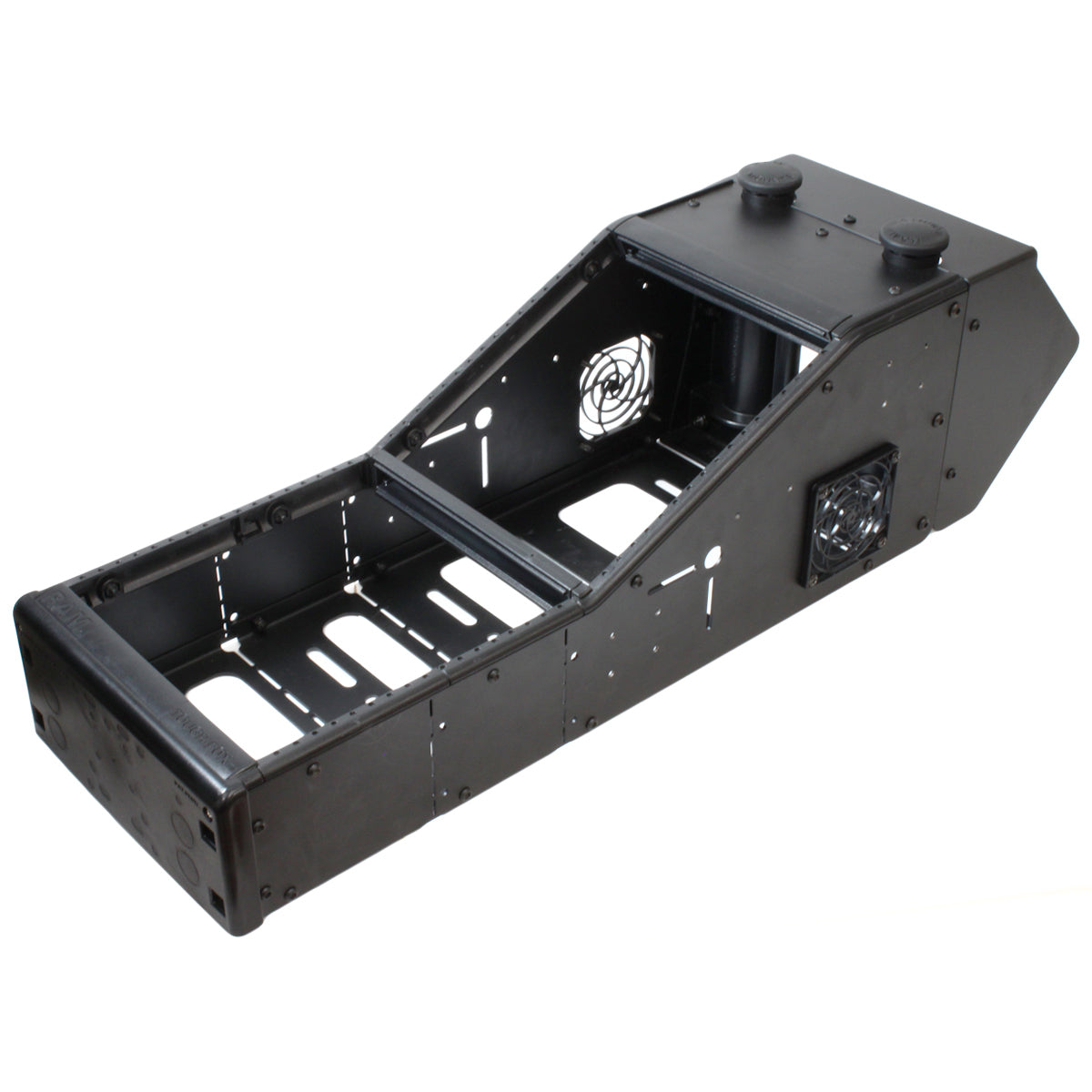 RAM-VCA-102A:RAM-VCA-102A_1:RAM® Tough-Box™ Angled Console with Ford Crown Vic Fairing